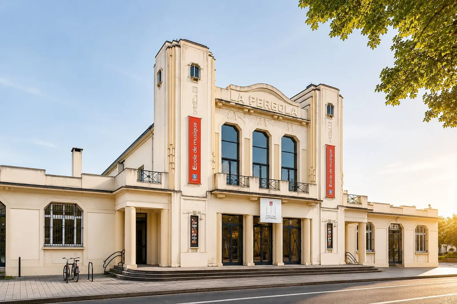 Façade du Théâtre La Pergola à Bordeaux-Caudéran